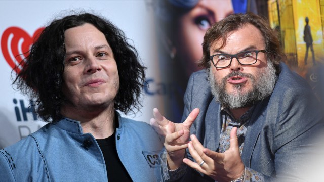 Jack White dan Jack Black Foto: AFP/CHRIS DELMAS