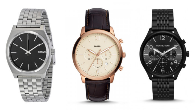 Rekomendasi jam tangan pria Foto: Nixon, Fossil, Michael Kors