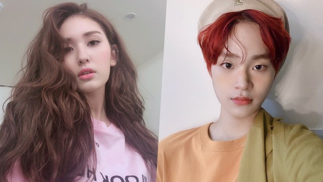 Somi dan Daehwi Instagram/@somsomi0309,@ab6ix_official