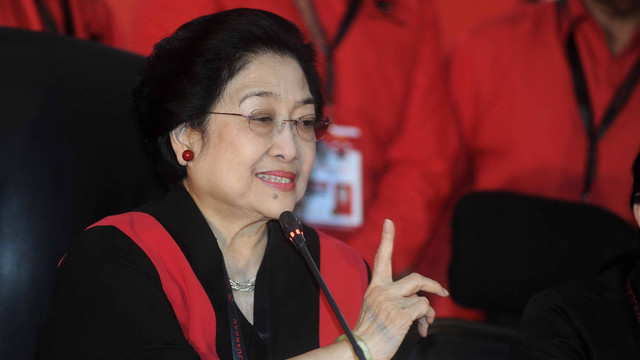 Ketua Umum PDIP, Megawati Soekarnoputri. Foto: ANTARA FOTO/Fikri Yusuf