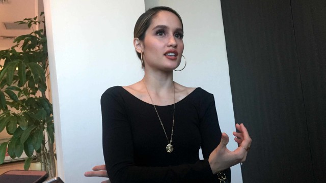 Cinta Laura di acara Congress of Indonesian Diaspora. Foto: Sarah Yulianti Purnama/kumparan