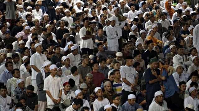 Suasana jemaah Salat Id di Masjid Istiqlal, Jakarta. Foto: Iqbal Firdaus/kumparan