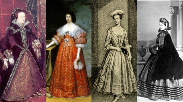 Perkembangan busana Kerajaan Inggris dari masa ke masa. Foto: dok. ist