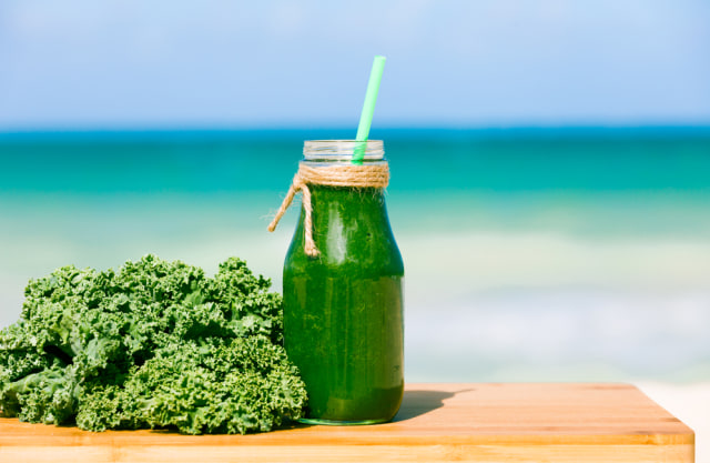 Ilustrasi Jus Kale Foto: Shutterstock/KieferPix