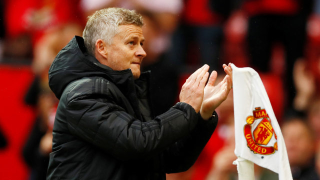 Pelatih Manchester United, Ole Gunnar Solskjaer. Foto: Reuters/Jason Cairnduff