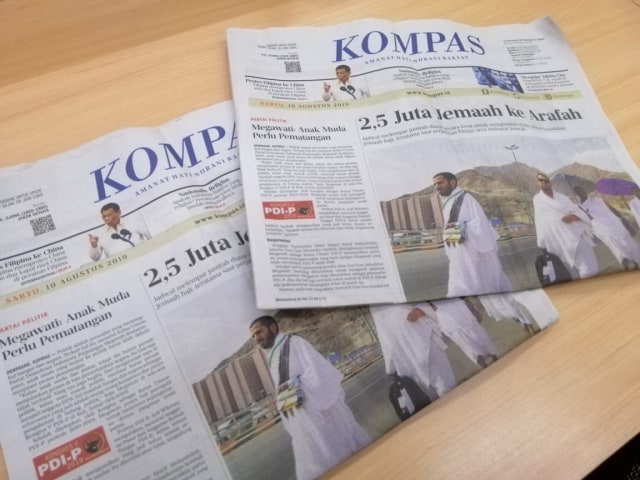 Ilustrasi Koran Kompas oleh Abil/kumparan Foto: Ilustrasi Koran Kompas oleh Abil/kumparan
