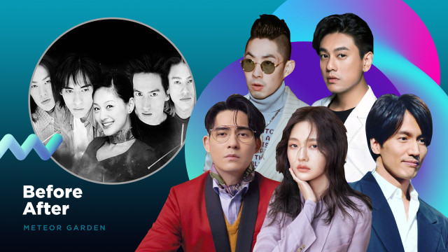 Transformasi para pemain serial drama 'Meteor Garden'. Foto: Infografik: Putri Sarah Arifira/kumparan