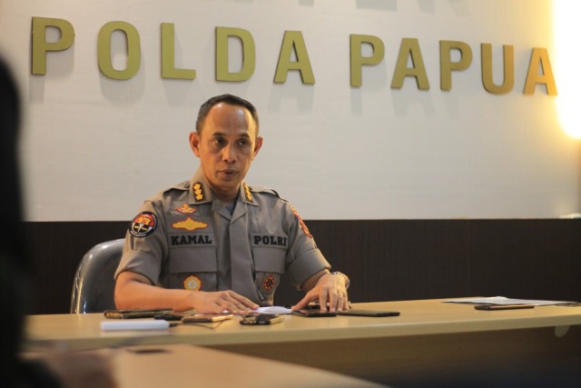 Kabid Humas Polda Papua, Kombes Pol AM Kamal. (BumiPapua.com/Pratiwi)