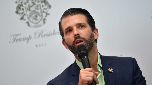 Putra sulung Presiden Amerika Serikat Donald Trump, Donald Trump Jr. Foto: ANTARA FOTO/Sigid Kurniawan