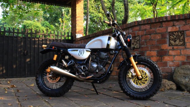 Modifikasi Yamaha Scorpio jadi Big Tracker Foto: dok. CNC