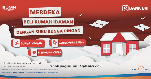 com-BRI KPR Merdeka Foto: Dok. Bank BRI