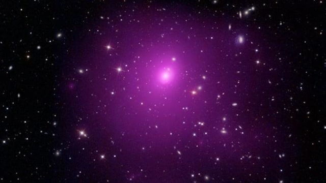 Gusus galaksi Abell 85. Foto: NASA/CXC/SAO/A.Vikhlinin et al./SDSS