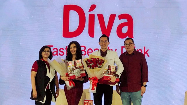 Talkshow Diva Beauty Drink di JFFF Kelapa Gading, Minggu (11/8). Foto: dok. KALBE