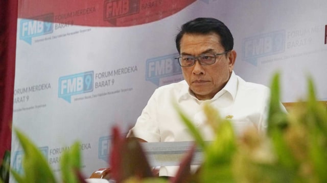 Kepala Staf Kepresidenan, Moeldoko di Diskusi Forum Merdeka Barat 9 di Kantor Bappenas, Jakarta. Foto: Irfan Adi Saputra/kumparan