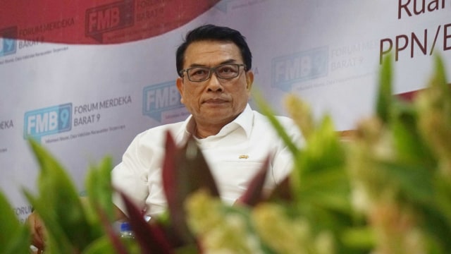 Kepala Staf Kepresidenan, Moeldoko di Diskusi Forum Merdeka Barat 9 di Kantor Bappenas, Jakarta. Foto: Irfan Adi Saputra/kumparan