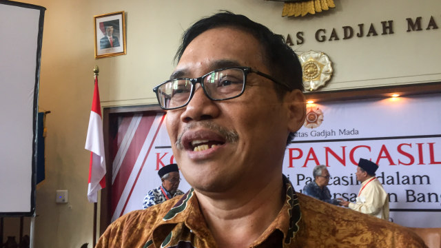 Plt Ketua Badan Pembina Ideologi Pancasila (BPIP) Hariyono turut angkat bicara soal pidato Wakil Presiden Jusuf Kalla di Universitas Gadjah Mada (UGM), Kamis (15/8). Foto: Arfiansyah Panji Purnandaru/kumparan