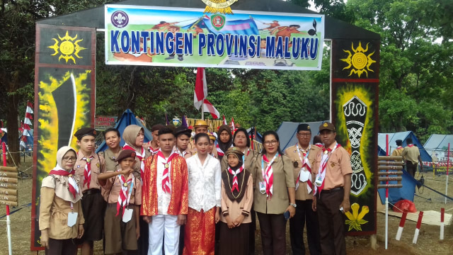 Kontingen Provinsi Maluku. (16/8). Dok : PSM