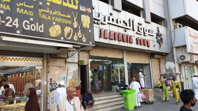 Suasana Pasar Jaafaria di Mekkah, Arab Saudi. Foto: Denny Armandhanu/kumparan