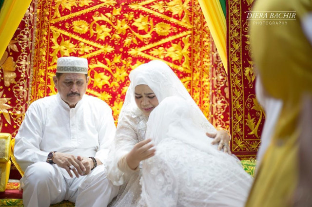 Cut Meyriska gelar pengajian jelang pernikahannya. Foto: Instagram/ @dierabachir