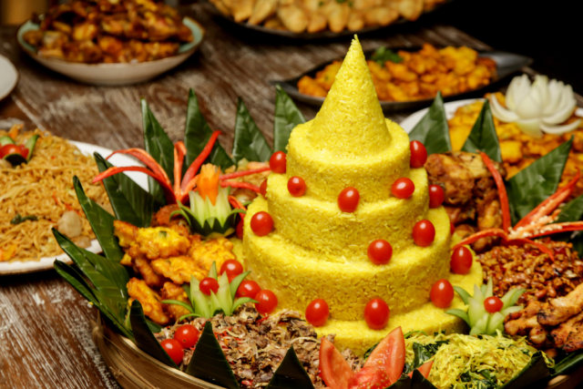 Ilustrasi nasi tumpeng Foto: dok.shutterstock