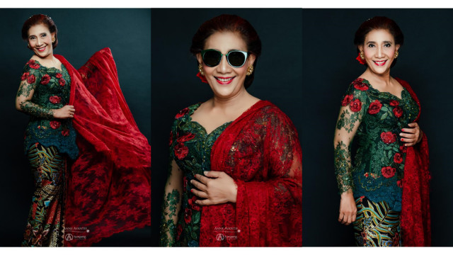 Busana Menteri Kelautan dan Perikanan Susi Pudjiastuti untuk HUT ke-74 RI. Foto: dok. Anne Avantie