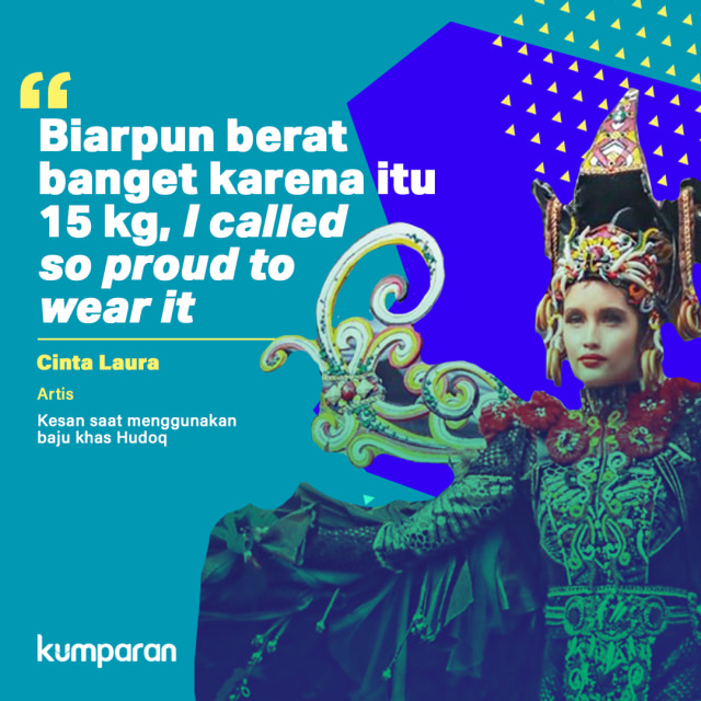 Quote Cinta Laura. Foto: Sabryna Muviola/kumparan.