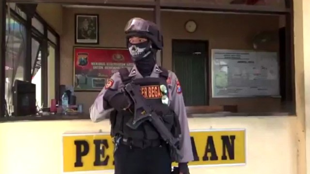 Antisipasi Teror Wonokromo Terulang,Polres Pasuruan Perketat Penjagaan
