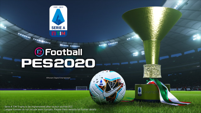 Konami mendapatkan lisensi Serie A untuk PES 2020. Foto: Dok. Konami