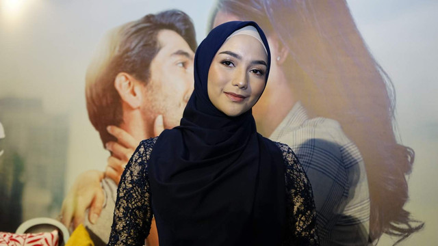 Artis Citra Kirana saat hadir di press screening film Twivortiare di Plaza Indonesia, Jakarta. Foto: Ronny