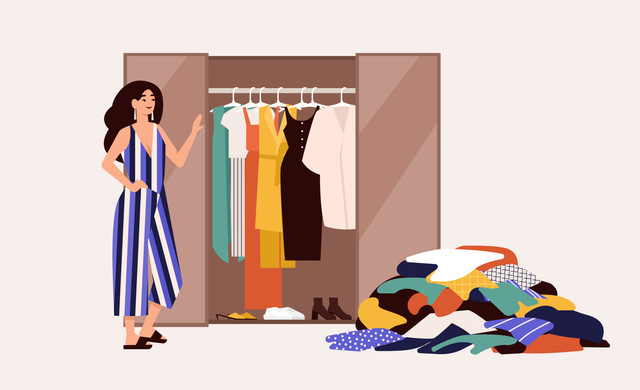 Tips menyortir baju yang ramah lingkungan. Foto: Shutterstock