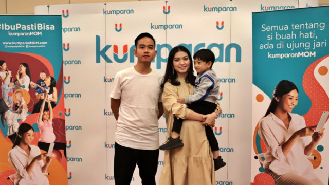 Jan Ethes, Gibrean Rakabuming Raka dan Selvi Ananda di Moms Mingle. Foto: Willy Hadinata