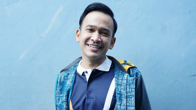 Presenter Ruben Onsu saat di temui dikawasan Tendean, Jakarta. Foto: Ronny