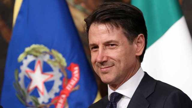 Perdana Menteri Italia, Giuseppe Conte. Foto: Getty Images