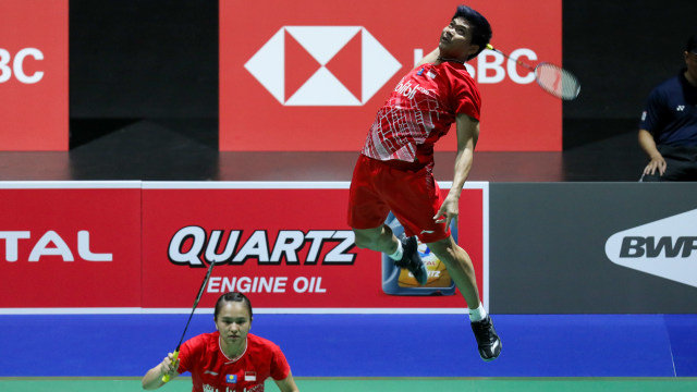 Praveen Jordan/Melati Daeva Oktavianti di Kejuaraan Dunia 2019. Foto: Aditia Rizki Nugraha/kumparan