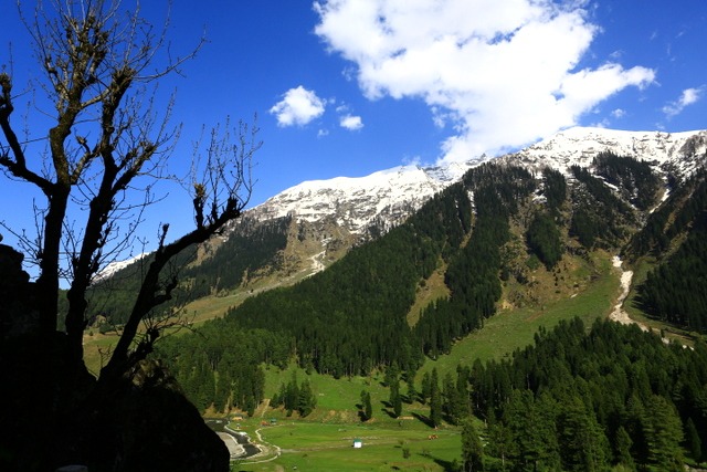 Keindahan alam Pahalgam yang memikat pengunjung. Foto: Dokumentasi pribadi