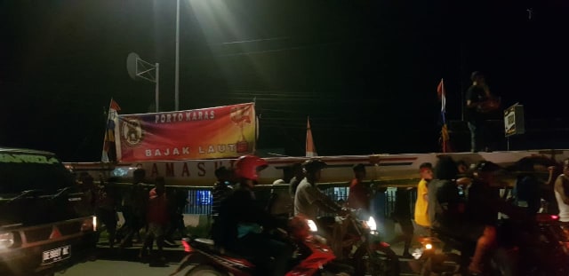 Arak-arakan Belang Porto. (21/8). Dok : Lentera Maluku