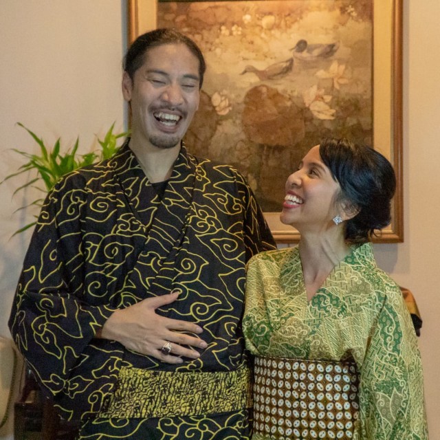 Hiroaki Kato dan Arina 'Mocca' sudah menikah. Foto: Instagram @ephipania.