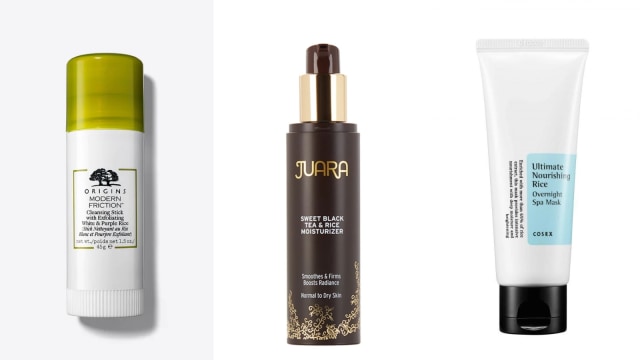 Produk Kecantikan dengan kandungan Beras. Foto: dok. ist