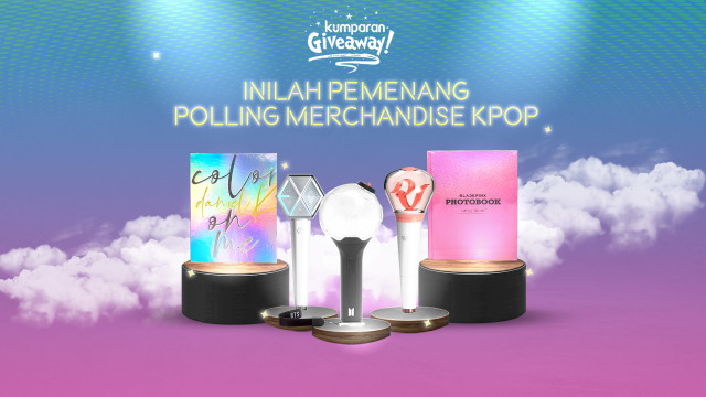 Pemenang Giveaway Merchandise K-Pop Foto: kumparan