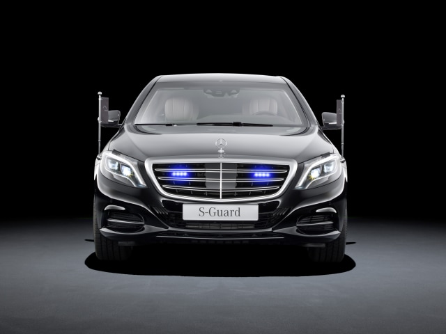 Tampilan Depan Mercedes-Benz S600 Guard Foto: dok. Mercedes-Benz
