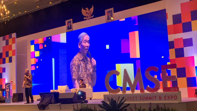 Lo Kheng Hong di Acara Capital Market Summit and Expo di Jakarta Convention Center, Jakarta. Foto: Ema Fitriyani/kumparan
