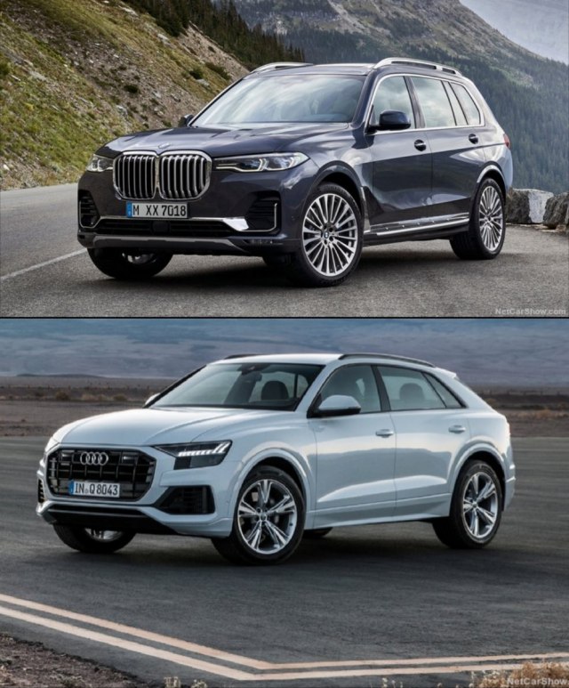 BMW X7 vs Audi Q8 Foto: dok. Istimewa