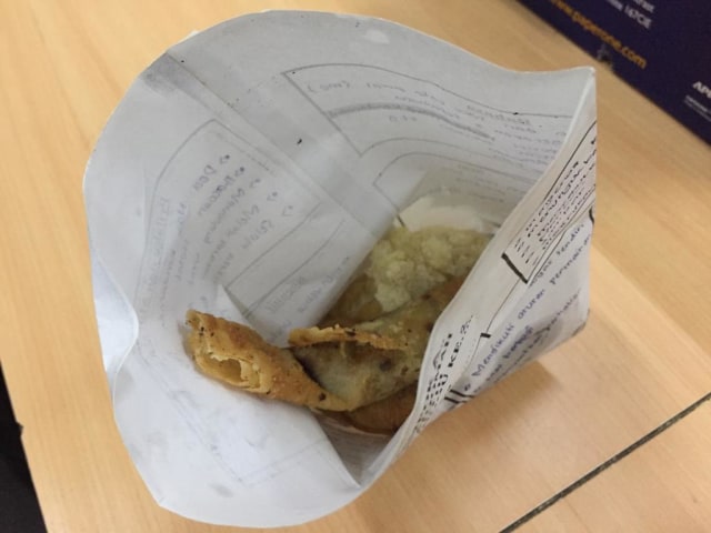 Gorengan gue tanpa kantong plastik