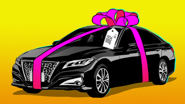 Ilustrasi mobil menteri. Foto: kumparan