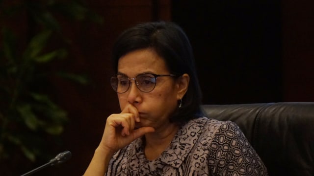 Menteri Keuangan, Sri Mulyani memberikan keterangan pers terkait APBN Kinerja dan Fakta (Kita) Agustus 2019 di Kantor Kemenkeu. Foto: Fanny Kusumawardhani/kumparan