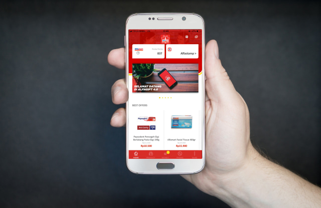Ilustrasi cara melihat struk di Alfagift. Foto: Naufal Ridho/kumparan
