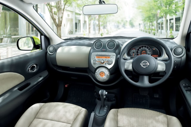 Interior Nissan March Foto: dok. Istimewa