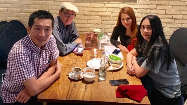 Pertemuan Aura Kasih dan Yan Widjaya. Foto: Dok. Diah F Tantri Benarto SH