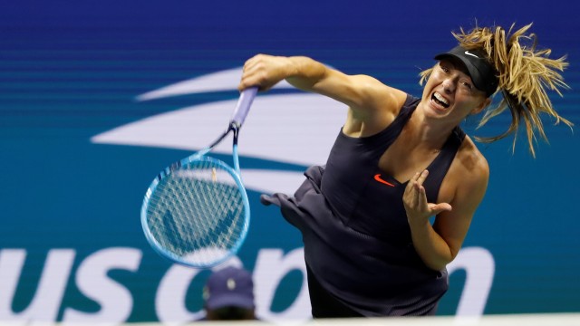 Maria Sharapova di AS Terbuka 2019. Foto: Geoff Burke-USA TODAY Sports