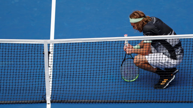 Stefano Tsitsipas di AS Terbuka 2019. Foto: Geoff Burke-USA TODAY Sports/REUTERS